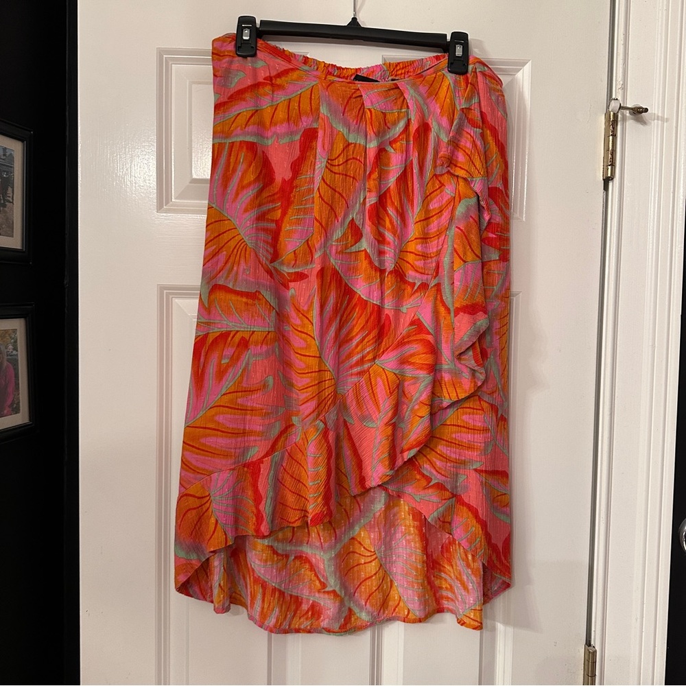 Beautiful multi colored ruffle skirt